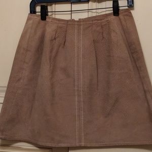 Real suede vintage mini skirt from Austria